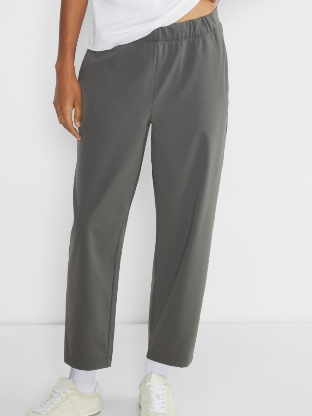 Aritzia Straight-Leg Pants - Charcoal